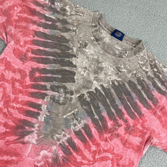 wiseguy Other - Vintage Tie Dye Shirt SZ L Red Tan Short Sleeve Tee